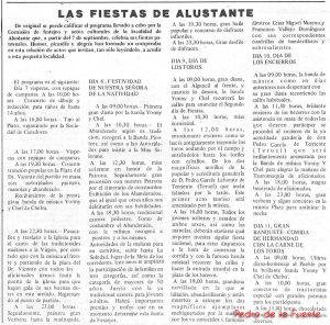 Fiestas de Alustante